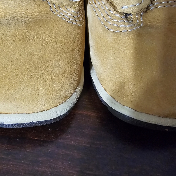 Timberland infant sz 2 m/m crib bootie wheat NB wheat - Picture 6 of 11